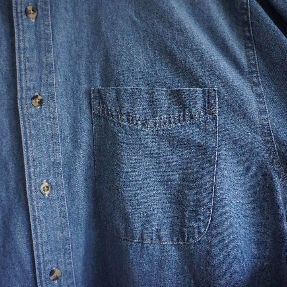 Long Sleeve Denim Shirt - Picture 5 of 8